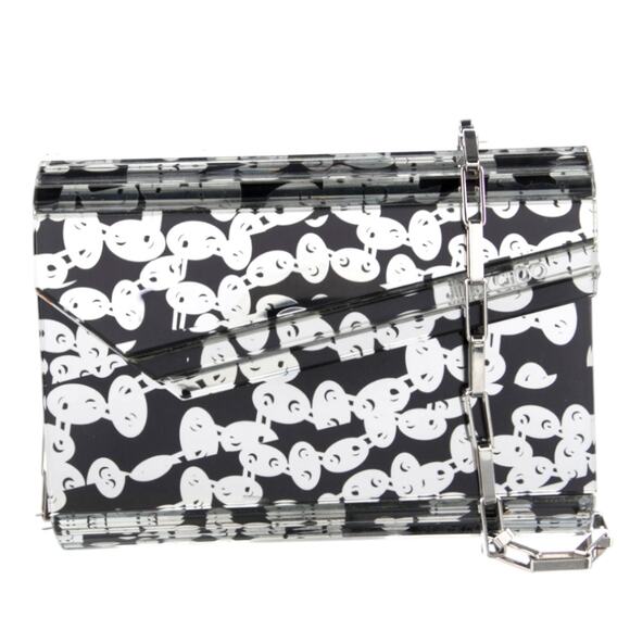 Jimmy Choo Candy Mirror Crossbody Clutch Shoulder Bag - Picture 1 of 11